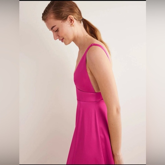 Boden sleeveless fit & flare pink size 10 & 12 new with tags D0532. - Picture 3 of 9